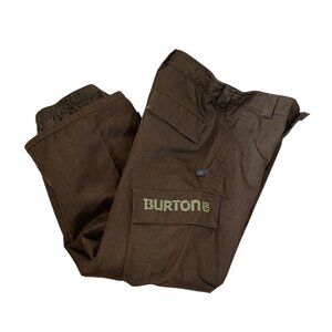Burton Cargo Snowboard Pants Youth Size S Brown Ski Snow Outdoor Insulated Resor